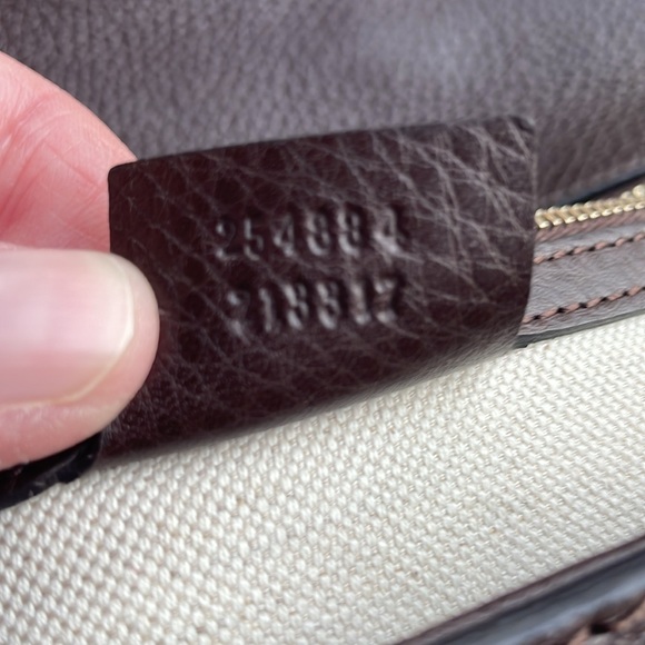 New Gucci bamboo leather top handle bag - Picture 9 of 13